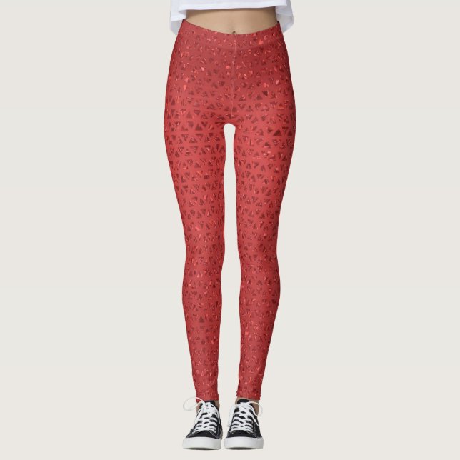 Sparkly Red Leggings (Anverso)