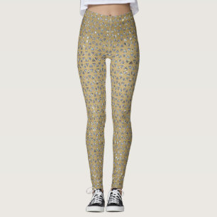 Sparkly Silver Leggings