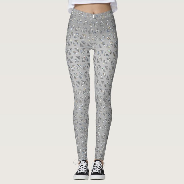 Sparkly Silver Leggings (Anverso)