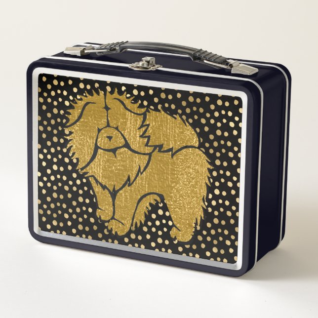 SPARKLY THANG Chow- Faux metallic- LUNCH BOX (Anverso)