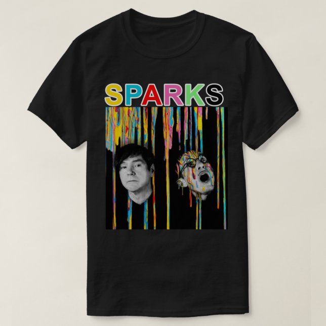 Sparks Band, graciosa camiseta esencial (Diseño del anverso)