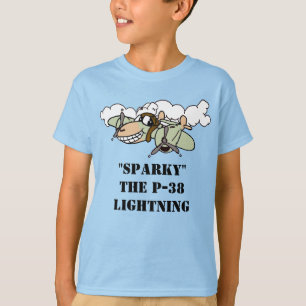 Sparky, la camiseta del Personalizado relámpago P-
