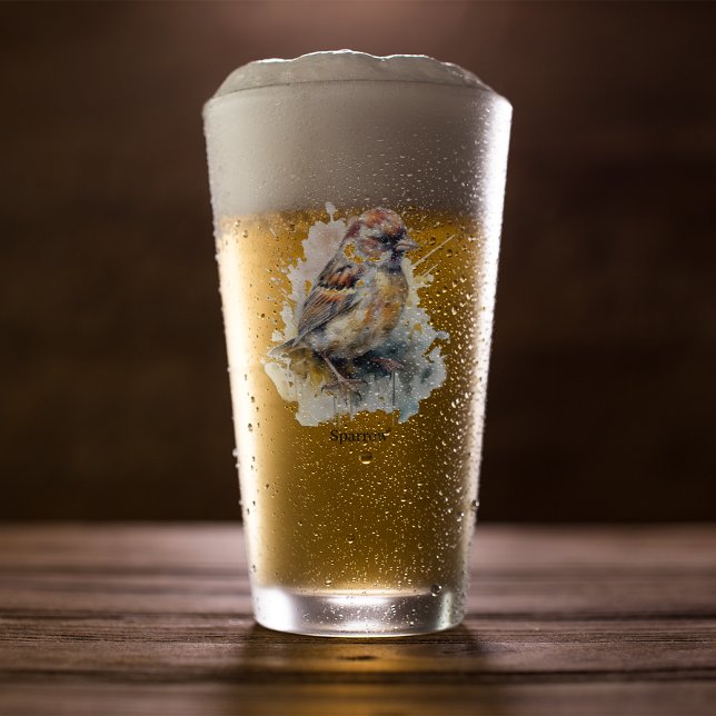 Sparrow de acuarela rusa, personalizado (Subido por el creador)