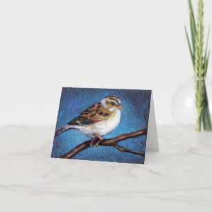 SPARROW: PASTEL DE PETRÓLEO: AVE: TARJETAS DE NOTA