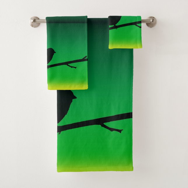 Sparrow Silhouette On Limonene (In situ)