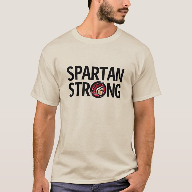 Spartan Strong. Camiseta personalizada (Anverso)