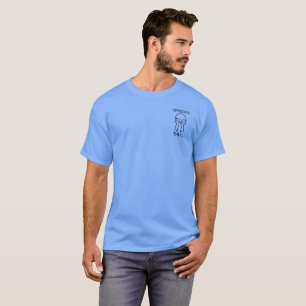 Spartan Thug - Camiseta negra básica para hombres