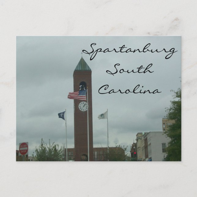 Spartanburg, postal SC (Anverso)