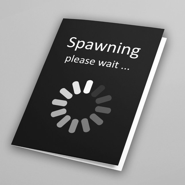 Spawong Please Wait - Fun Pregancy Invitación (Subido por el creador)