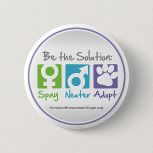 "Spay, neutralice, adopte" el botón