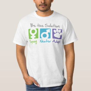 "Spay, neutralice, adopte" la camiseta
