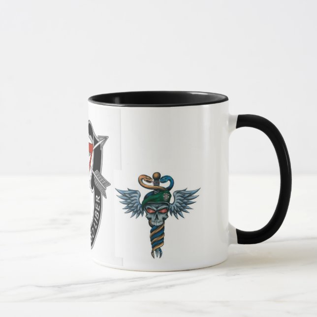 Speacial fuerza negro del médico taza del (Derecha)