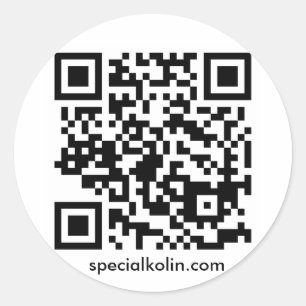 SpecialKolin.com Pegatinas de código QR!