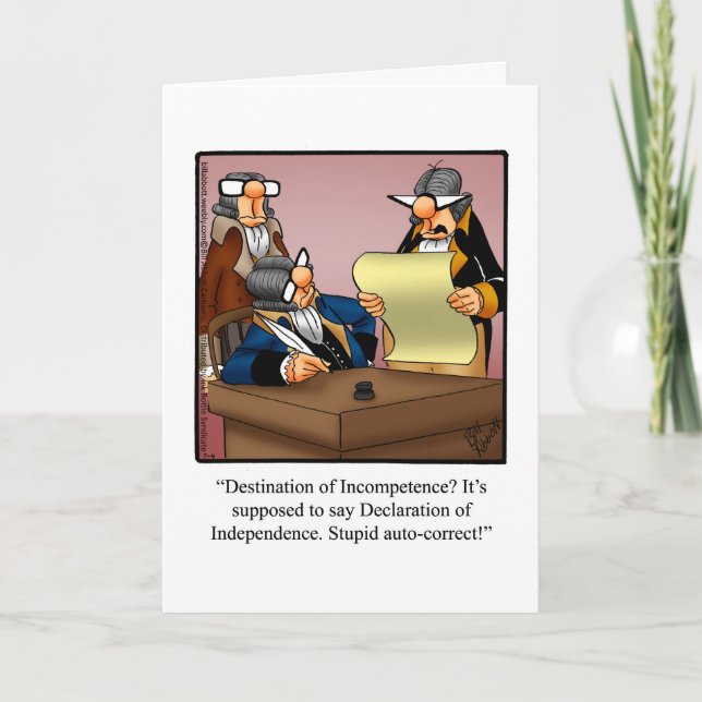 "Spectickles" De La Tarjeta De Saludo Del Humor De (Anverso)