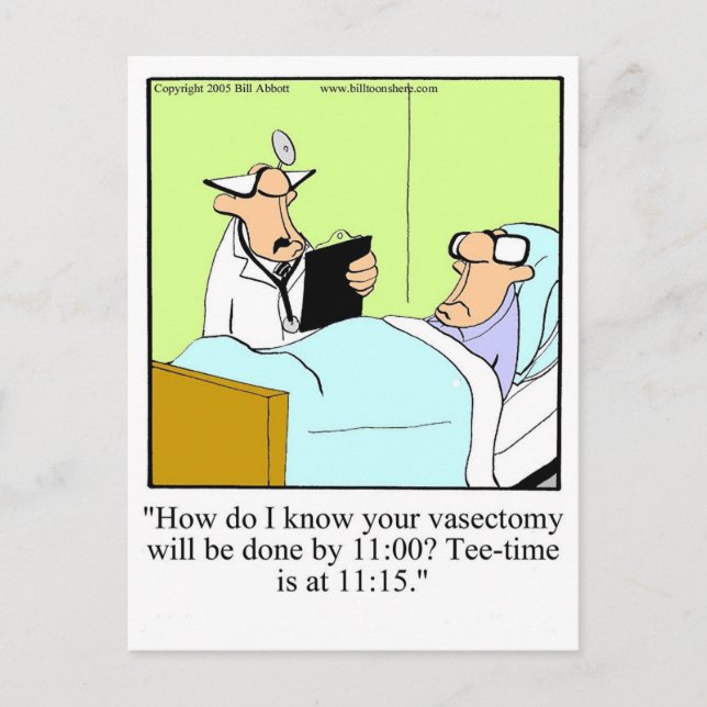 "Spectickles" de la tarjeta postal Get Well Humor (Anverso)