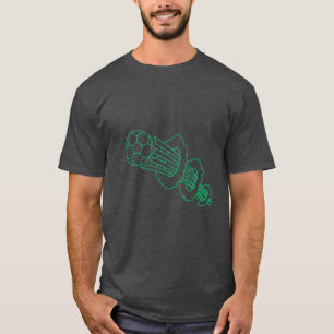 Speed Shot: La camiseta de arte de patada con pode