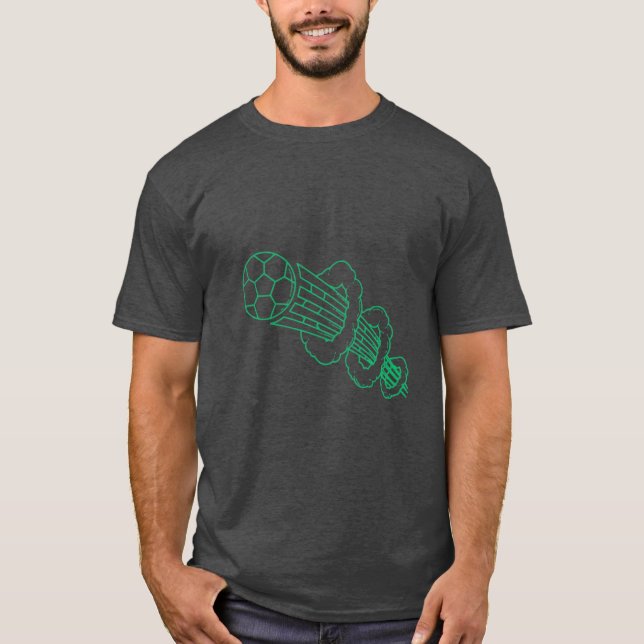 Speed Shot: La camiseta de arte de patada con pode (Anverso)