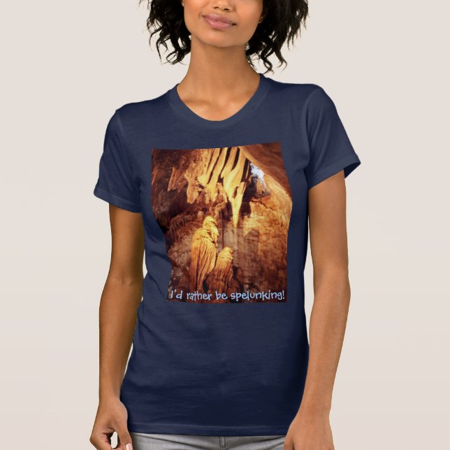 ¡Spelunking bastante! camisa (Anverso)