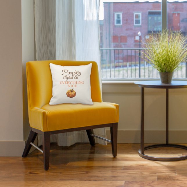 Spice de calabaza y todo lo bueno Cojín decorativo (Subido por el creador)