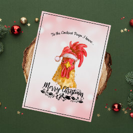 Spicy Funny Chicken Feliz Navidad