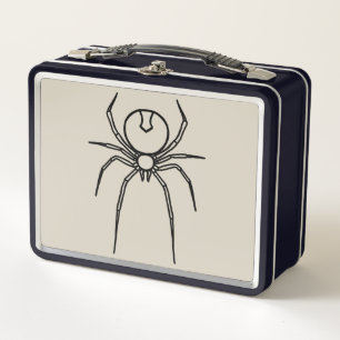 Spider - Blanco óseo y negro mural