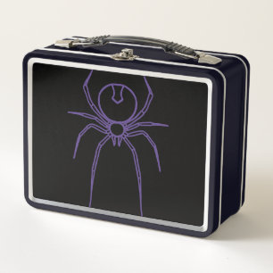 Spider en morado y negro