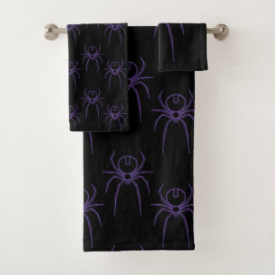Spider en morado y negro