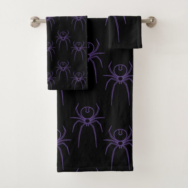 Spider en morado y negro (In situ)
