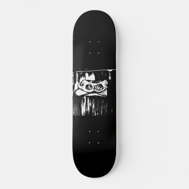 Spider Skateboard Black por Samira Sperry (Anverso)