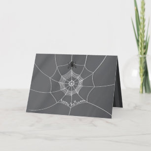 Spider Spooky en la tarjeta web Spider