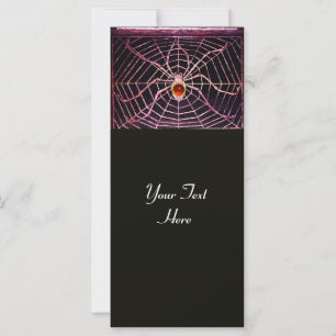 SPIDER Y WEB Red Ruby Black