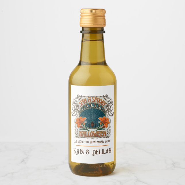 Spiders & Lilies Tocaban Halloween Personalizados (Anverso)