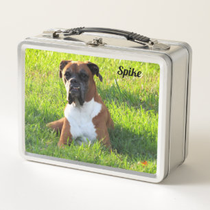 Spike the Boxer Dog - Caja de almuerzo Metalizado