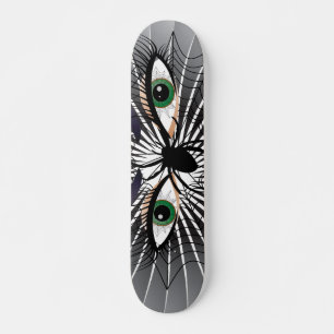 Spinnen - Skateboard Frau