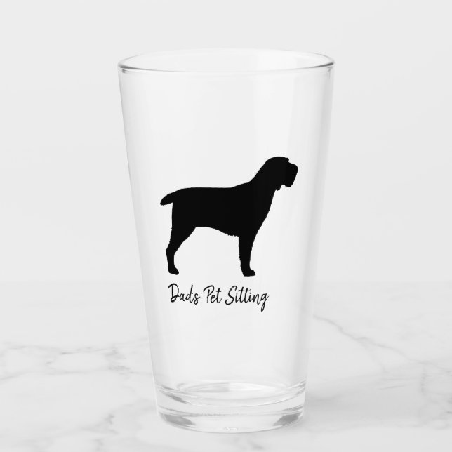 Spinone Italiano Dog Silhouette personalizada (Anverso)
