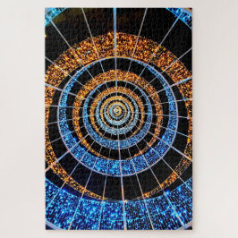 Spiral Twinkle Lights Jigsaw Puzzle
