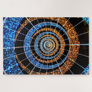 Spiral Twinkle Lights Jigsaw Puzzle