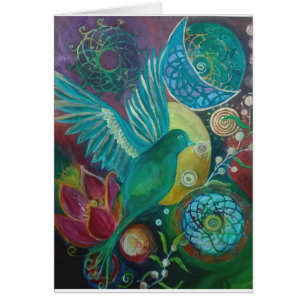 Spirituaĺ abstracto de la fantasía del Bluebird