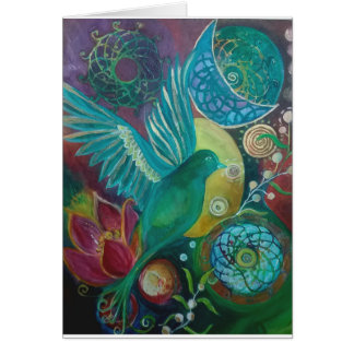 Spirituaĺ abstracto de la fantasía del Bluebird