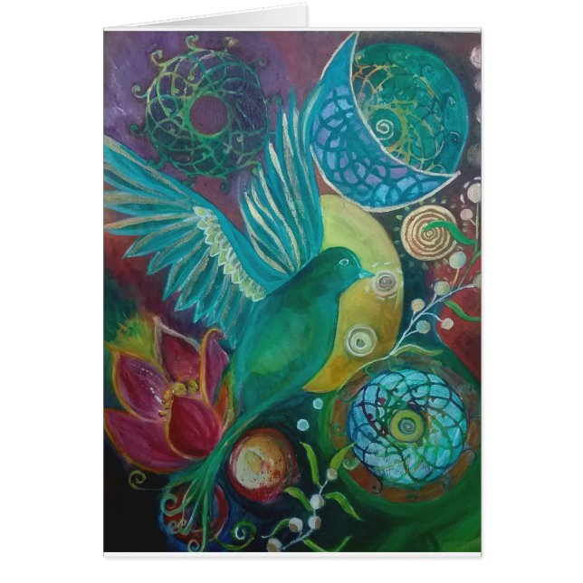 Spirituaĺ abstracto de la fantasía del Bluebird (Frente)