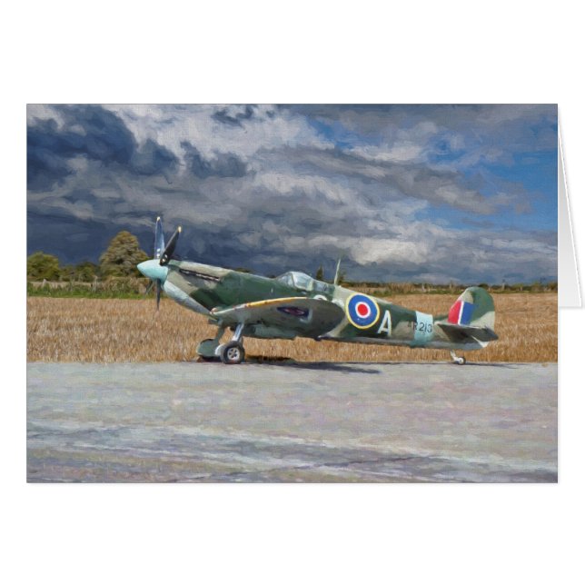 Spitfire debajo de las nubes de tormenta (Anverso (Horizontal))