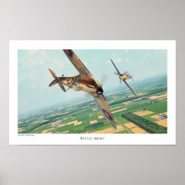 "Spitfire", Poster de arte de aviación