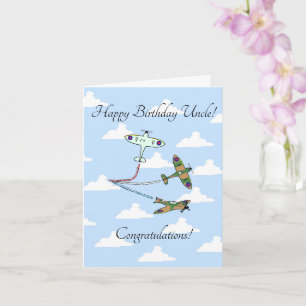 Spitfires - Tío personalizable - Tarjeta de cumple