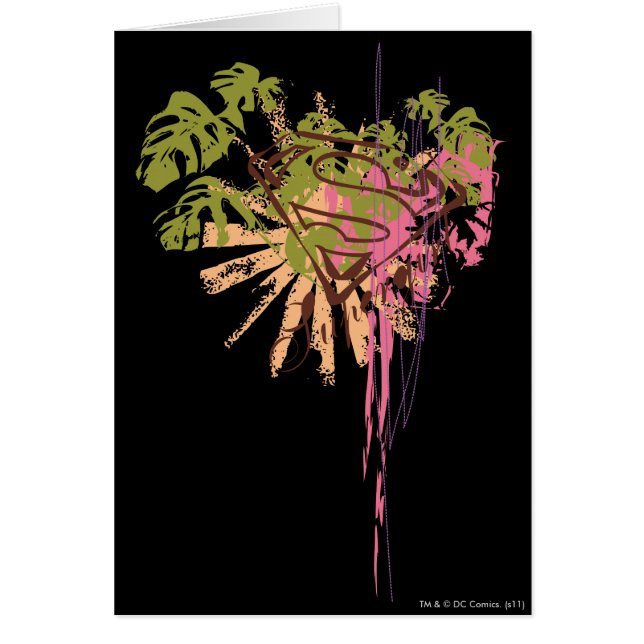 Splash de color de superchica (Frente)