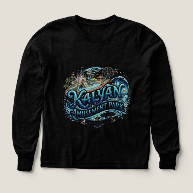Splash Master: Kalyan Amusement Park Camiseta Embl (Diseño frontal)