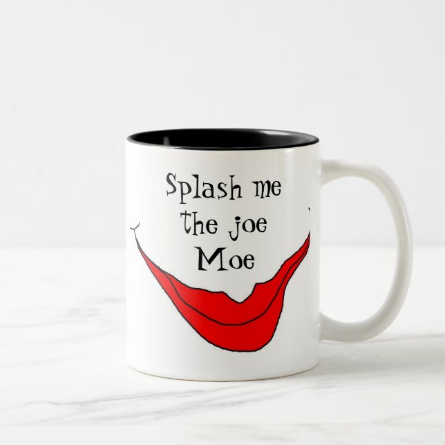 Splash me jadeo Moe taza de café (Derecha)