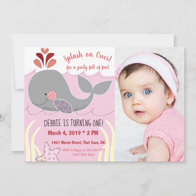 Splash sobre la invitación a la ballena por el pri (Anverso)