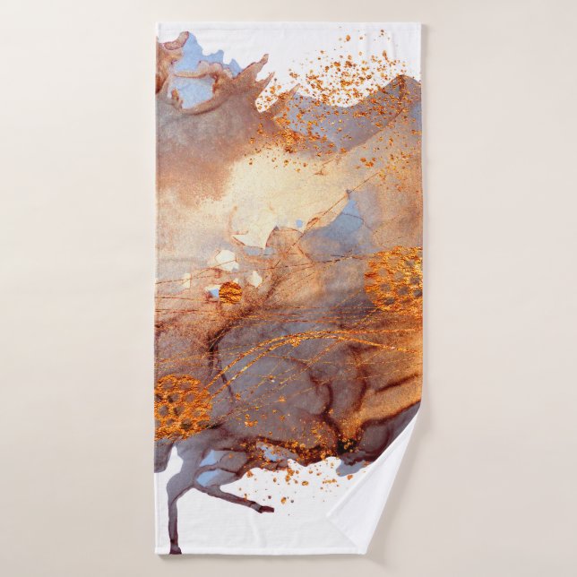 Splash Valley. Natural luxury. Royal art. Oriental (Toalla de baño)