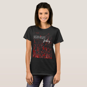Splatter de sangre para camisetas de negocios pers