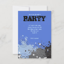 SPLATTERED Bar Bat Mitzvah Invitación